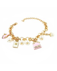 Pink Charm Bracelet